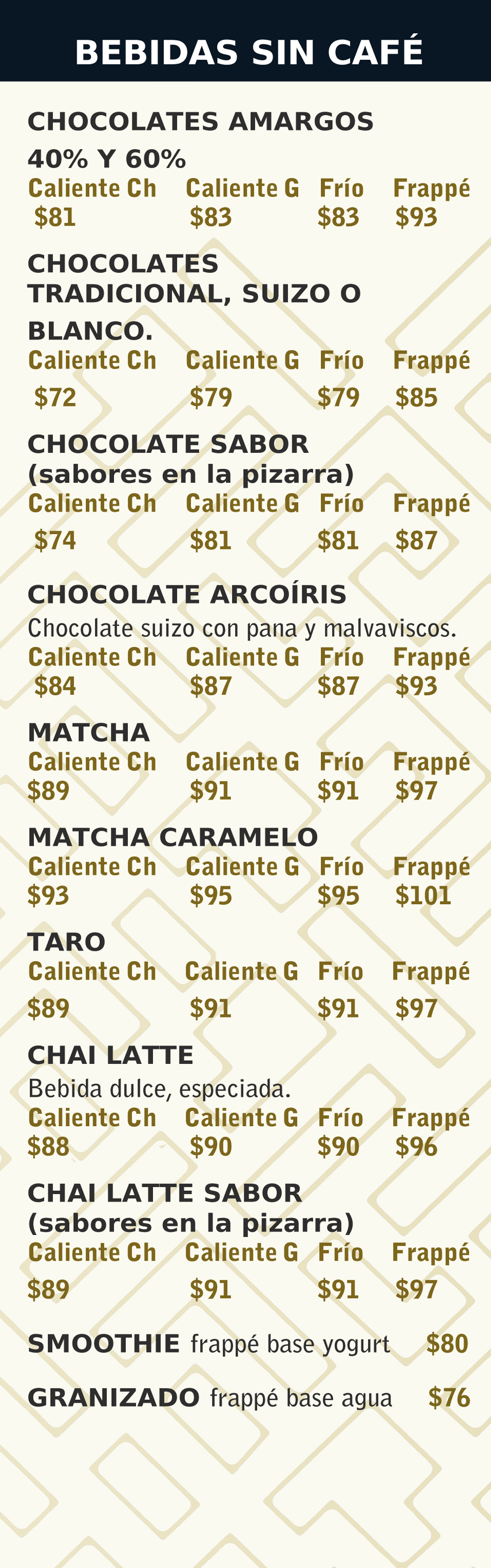 sin cafeina pero con un sabor inigualable